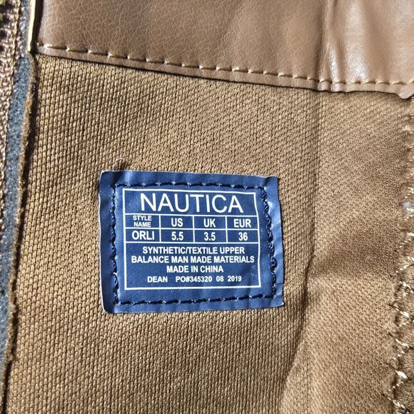 Nautica Orli Womens Size 5.5 Faux Leather QuiltedKnee High Zip Up Riding Boots - Picture 8 of 10